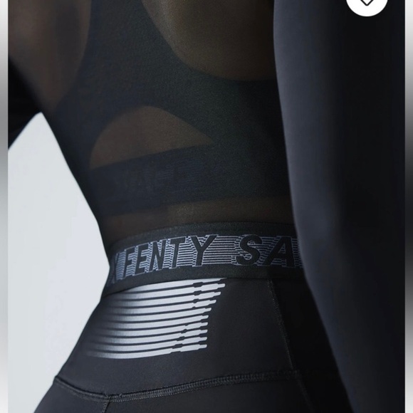 NWT Savage X Fenty black Cropped Half-zip top 3X - Picture 4 of 10